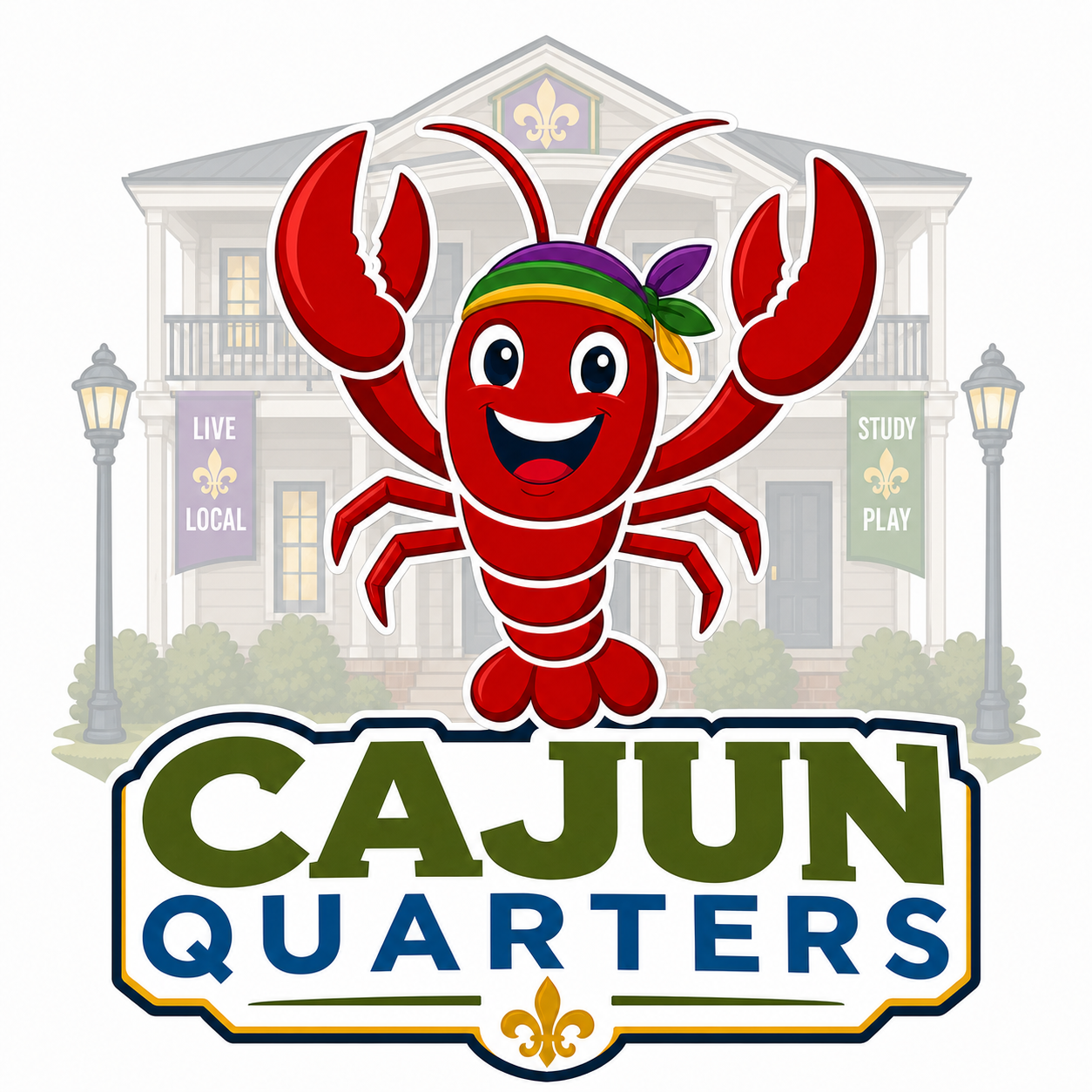 Cajun Quarters mascot